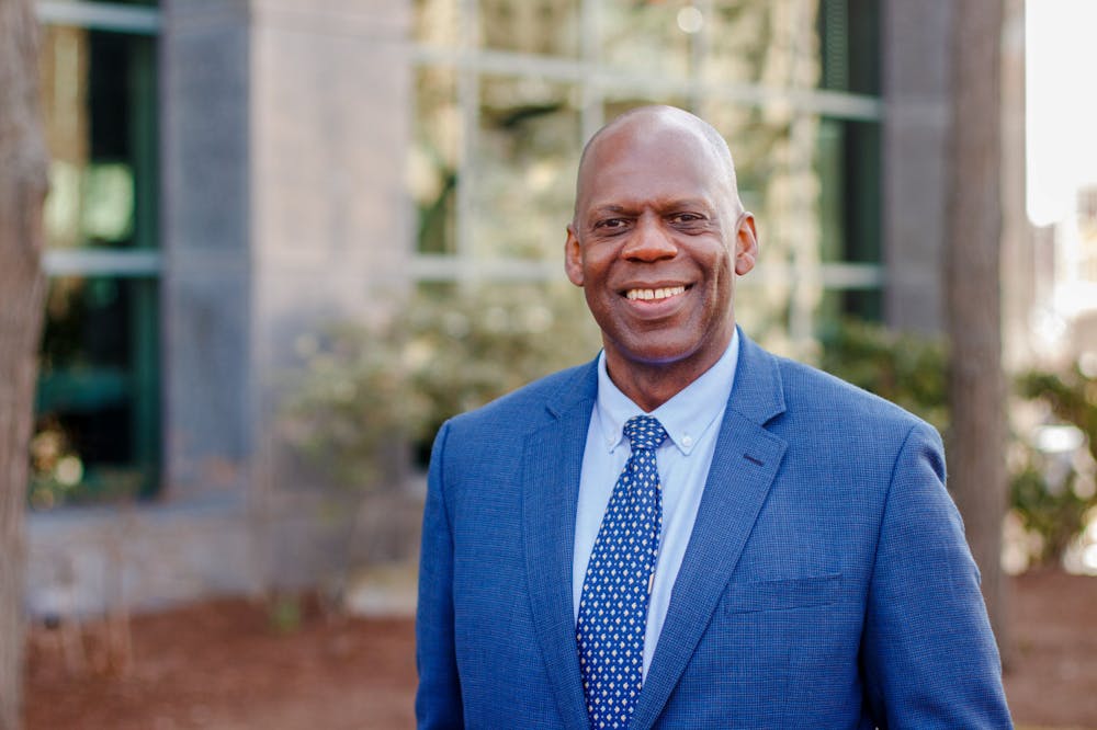 <p>Ronald Aubert also served as the School of Public Health&#x27;s interim associate dean of diversity and inclusion, where he helped advance partnerships with Historically Black Colleges and Universities.</p><p><br/>Courtesy of Raquel Robertson</p>