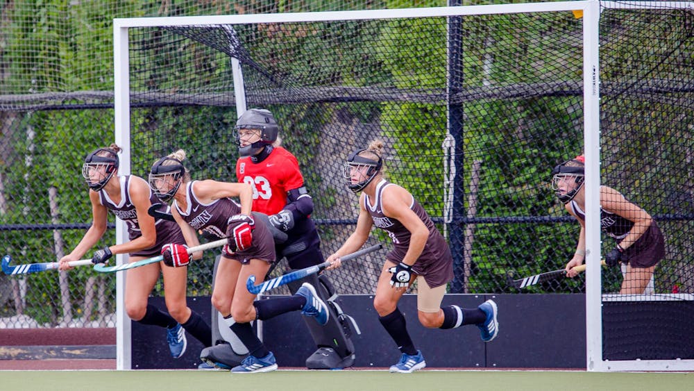 <p>With their win ﻿against Northeastern University, the field hockey team kept their early-season undefeated streak alive with 4 wins so far.</p>