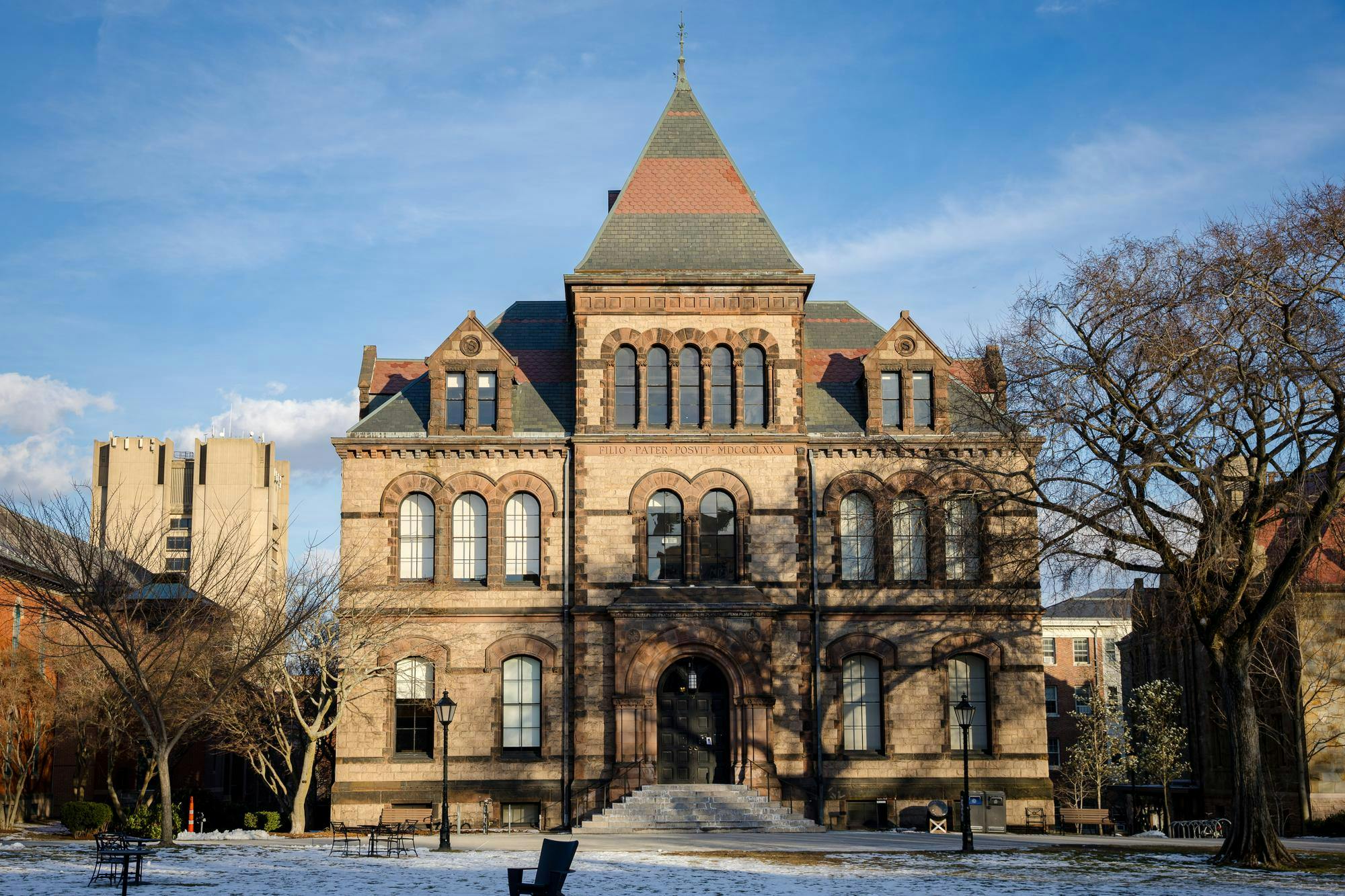 Image of Sayles Hall. 