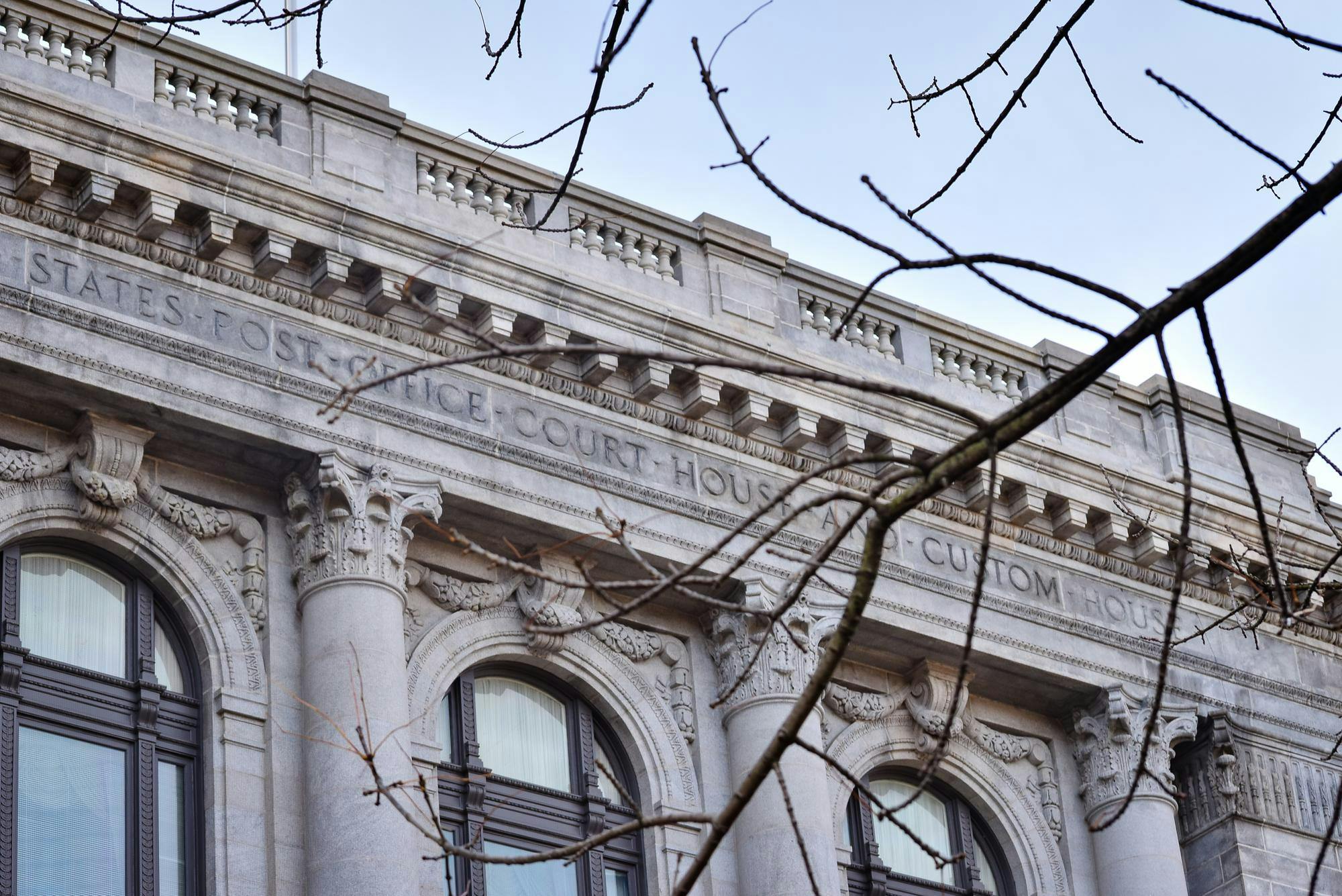 Exterior photo of the United States District Court of Rhode Island