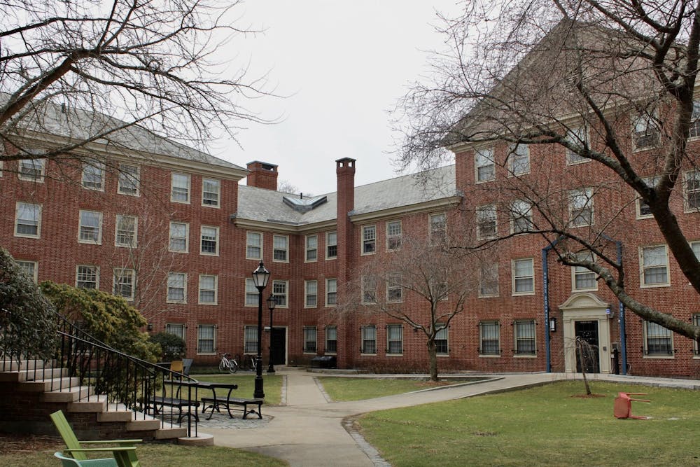 A photo of Jameson-Mead in Keeney Quadrangle.
