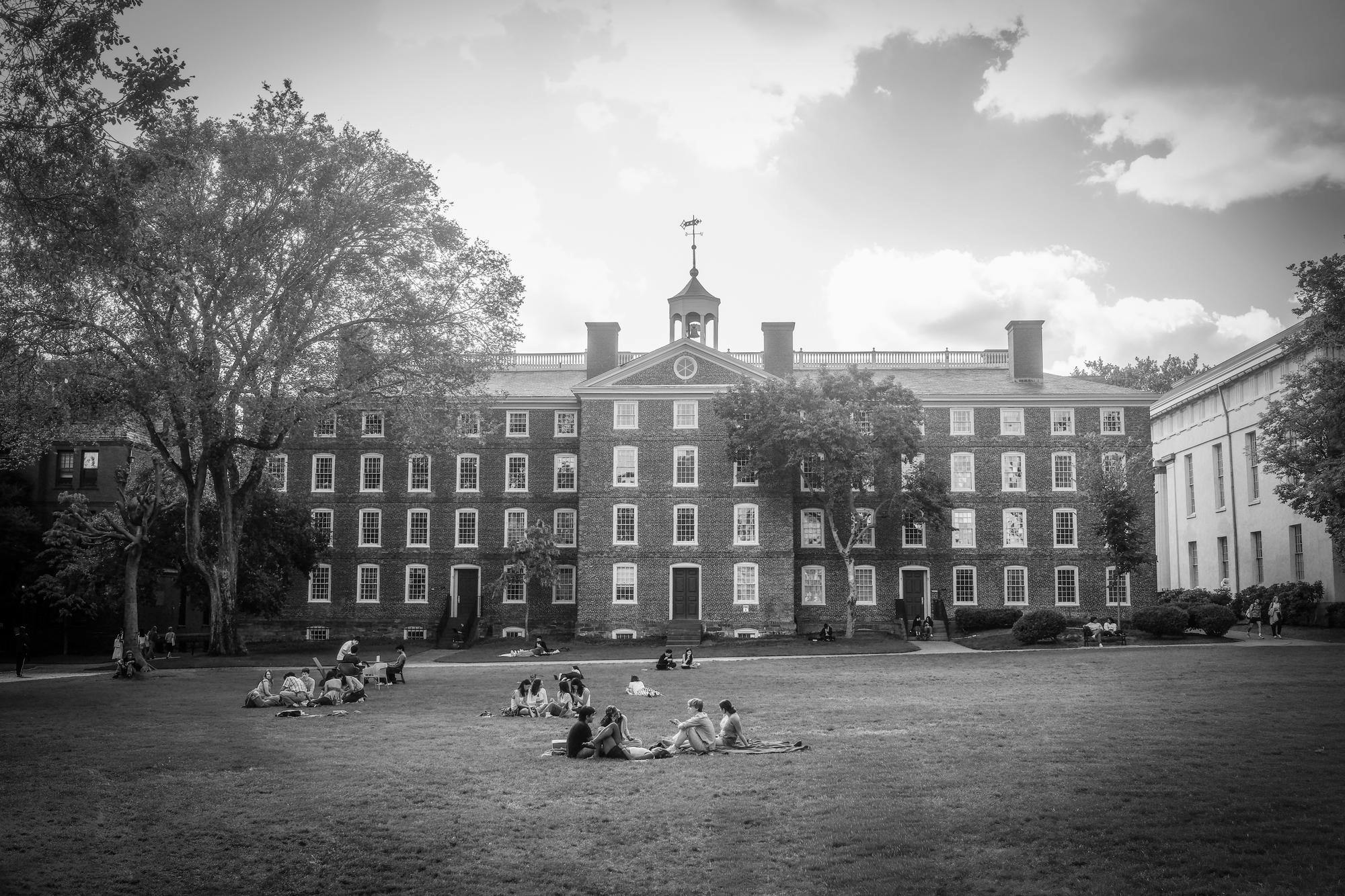 Photo of University Hall building.