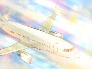 An illustration of a passenger plane.