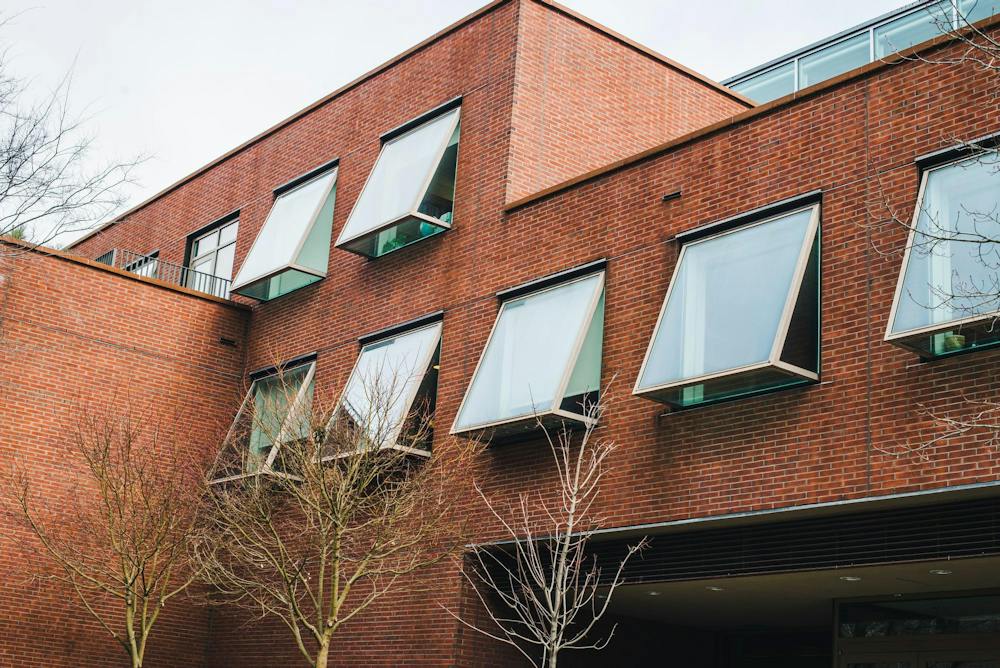 A photo of the outside of the Thomas J. Watson Institute for International and Public Affairs.