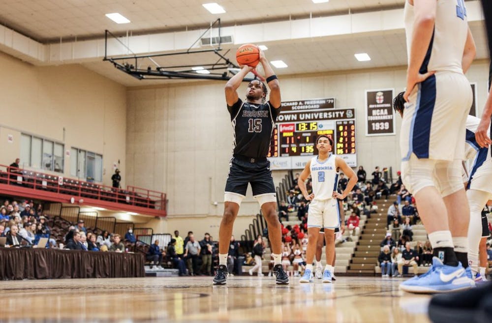 <p>Entering the contest, Brown, Columbia and Harvard found themselves in a three-way tie for fourth place.</p><p>Courtesy of Brown Athletics</p>