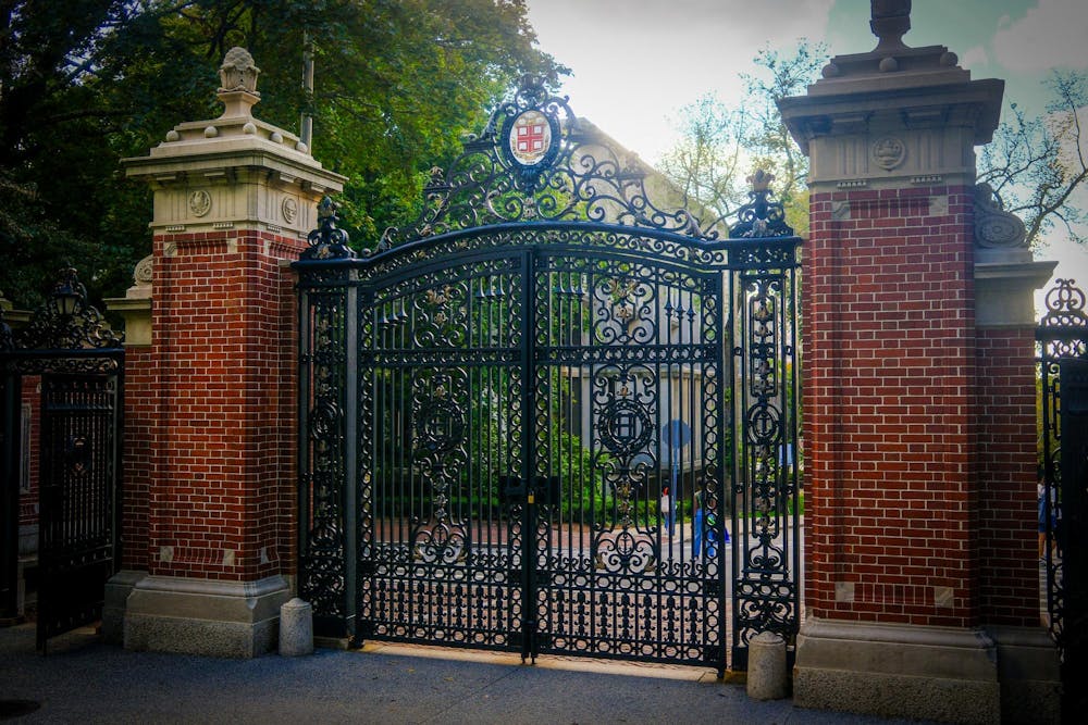 Photo of Van Wickle gates.