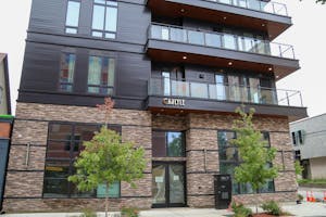 Photo of the new Brown Bee location on a cloudy day.