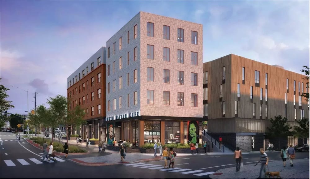 <p>The new Trader Joe&#x27;s location will be on land previously owned by the I-195 Redevelopment Commission. The building on Parcel 6 will house the grocery chain and will include residential units. </p><p></p><p>Courtesy of the I-195 Redevelopment Commission</p>
