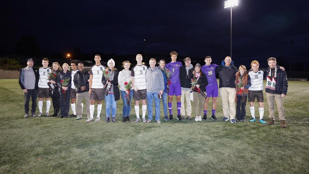 <p>The team’s top two goalkeepers, James Swomley ‘22 and Max Waldau ‘22, were both out with injuries. Midfielder Derek Waleffe ‘22 was also injured during the game.</p>