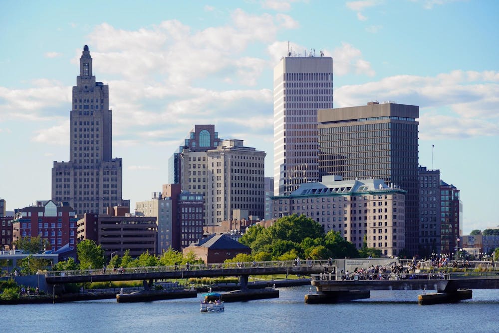 Photograph of downtown Providence