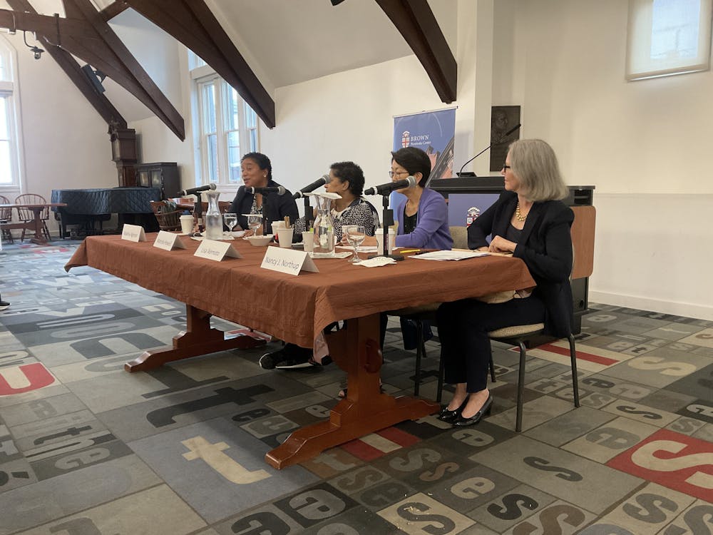 The roundtable discussion, moderated by Assistant Professor for Behavioral and Social Sciences Madina Agénor ’05, covered reproductive health, healthcare access and activism following the Dobbs decision.

Neil Mehta / Herald