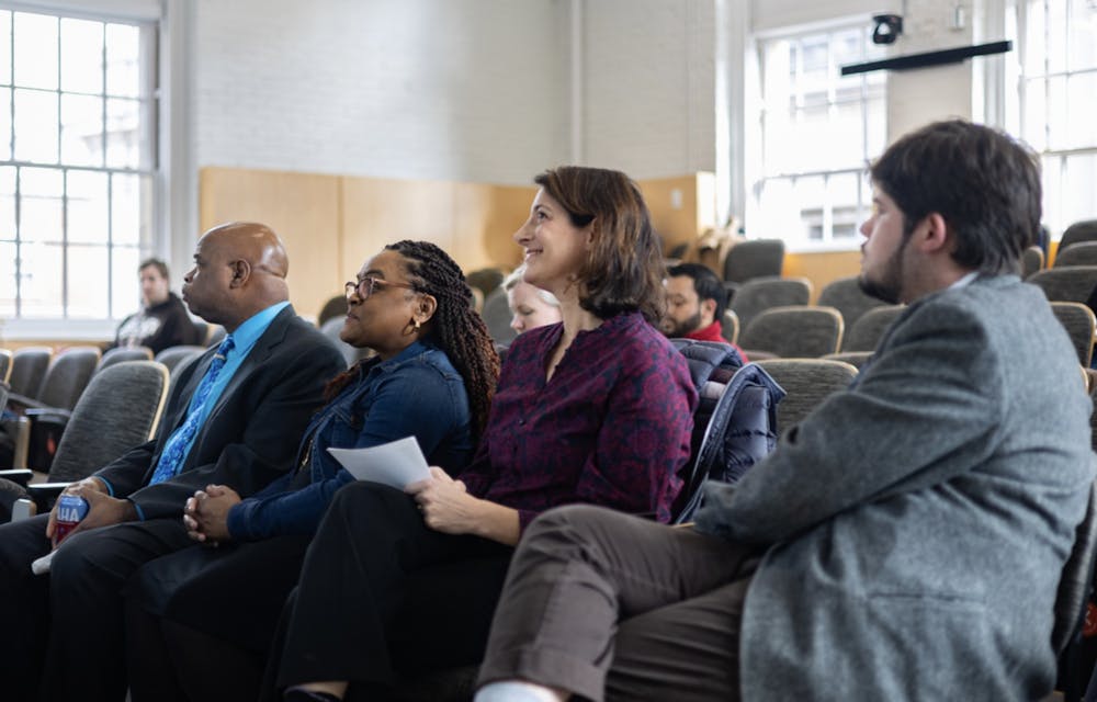 <p>In the panel, Brenda Ice, senior associate dean and senior director of Residential Life, discussed the University’s incoming “good neighbor program and initiative,” which takes a three-pronged approach to prepare students for living off-campus.</p><p>Courtesy of Aiyah Josiah-Faeduwor</p>