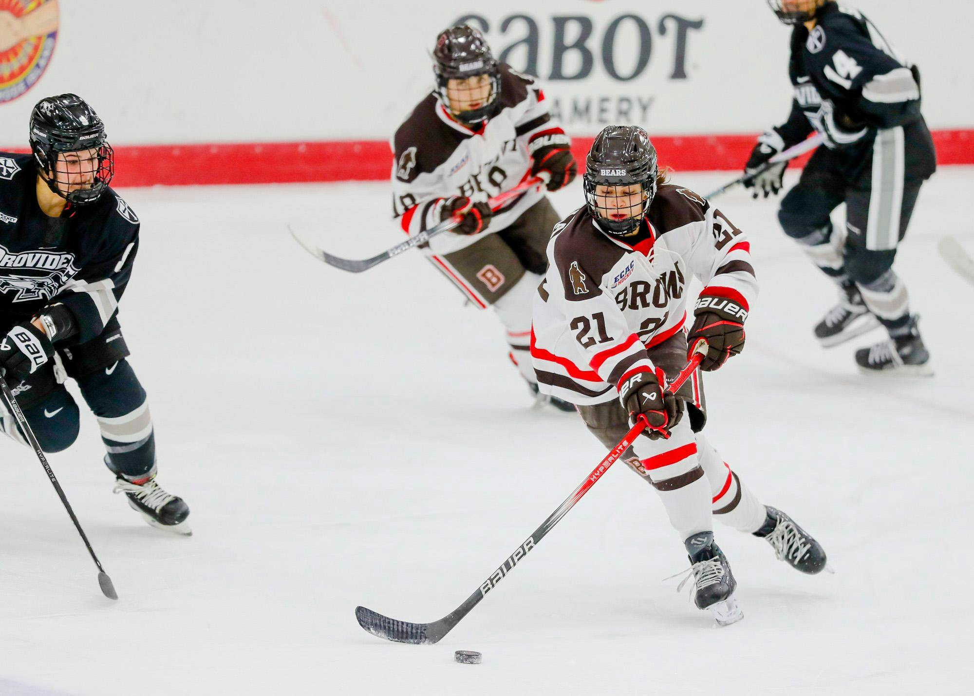 Women’s hockey falls to Providence College in Mayor’s Cup loss The