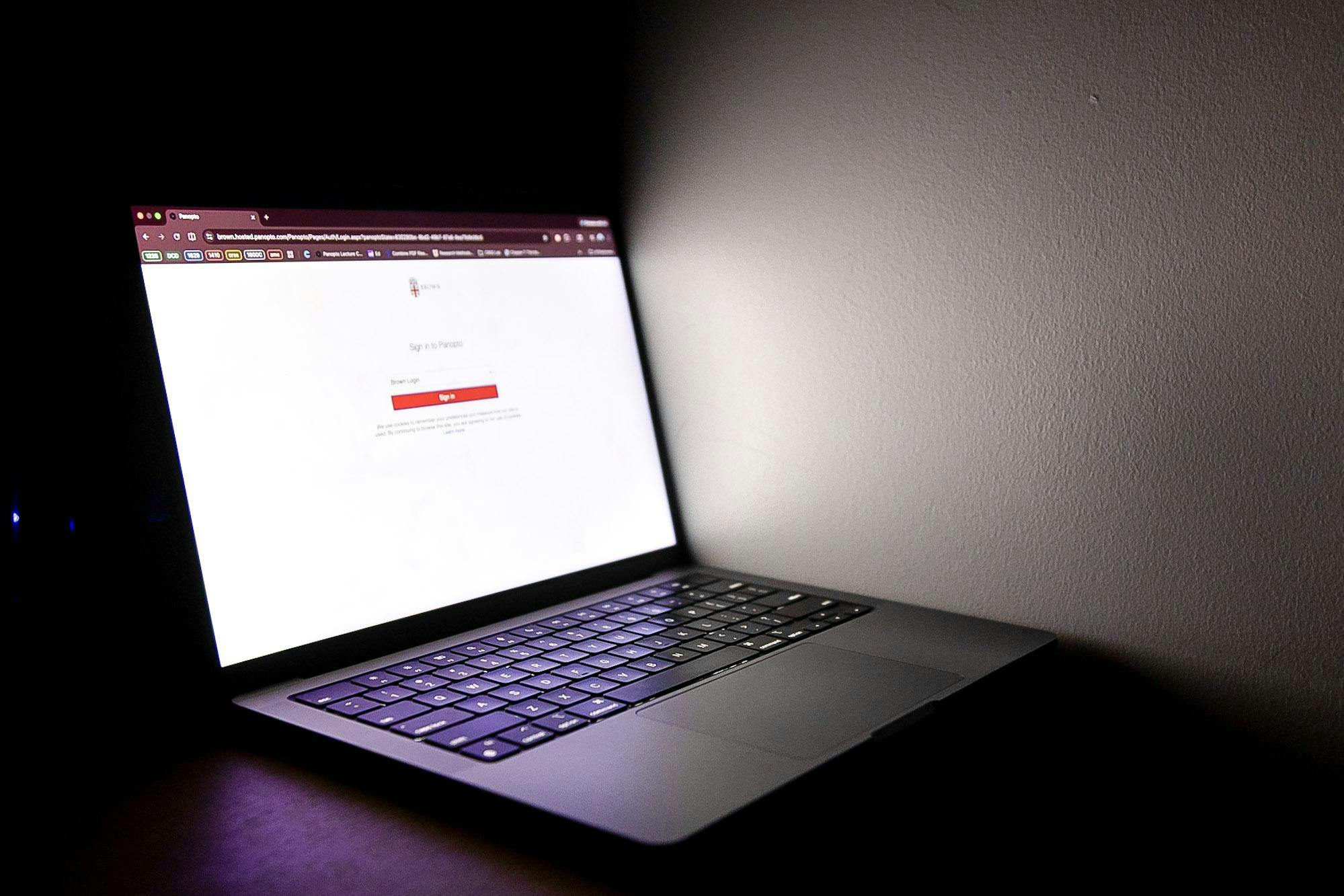 Photo of empty rows of seats in the ground floor of Salomon Center DECI.