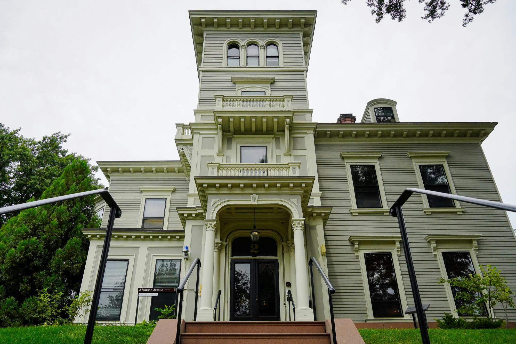 The exterior of the Swearer Center