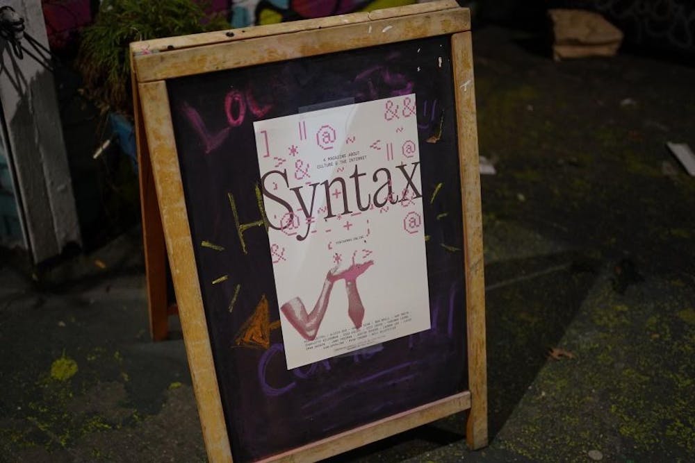 Gelfond explained that Syntax aims to showcase the internet as a “creative form.”
Photo Courtesy of Skylar Kim.