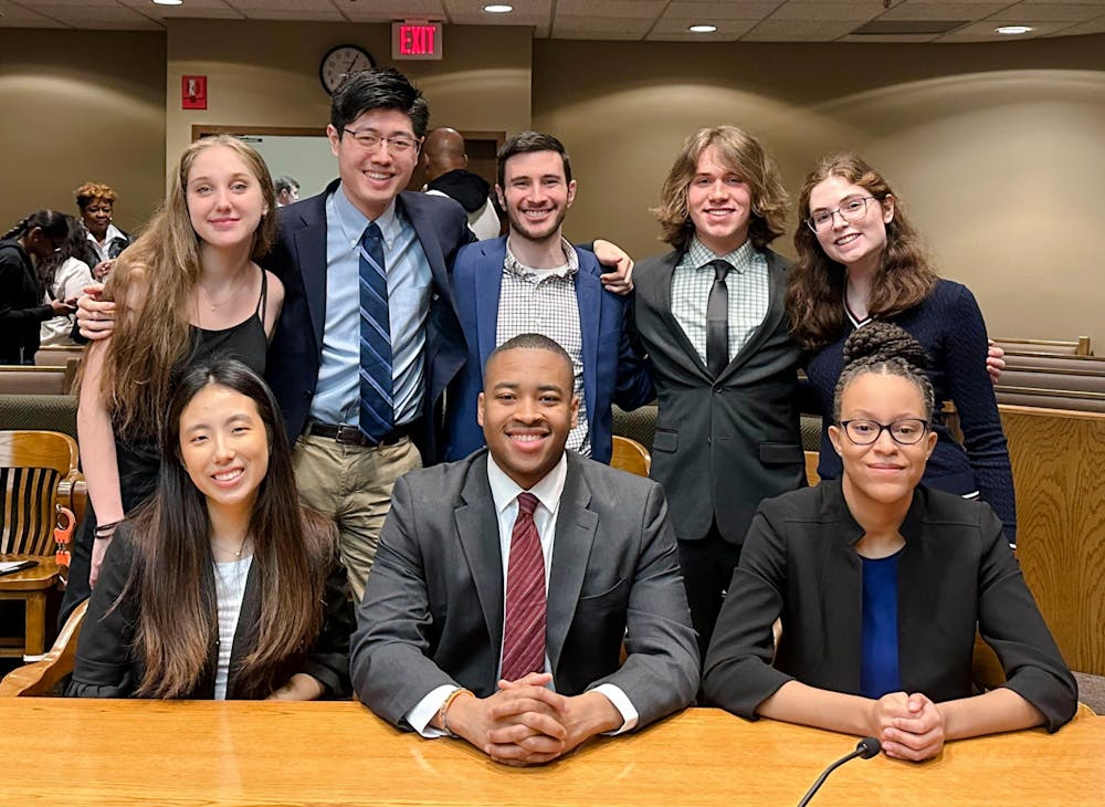 <p>The team made it to Nationals for the first time in six years. The team’s lack of success earlier in her college mock trial career pushed this year’s team to work harder, said Kiara Moon ’24, BMT co-captain.</p>