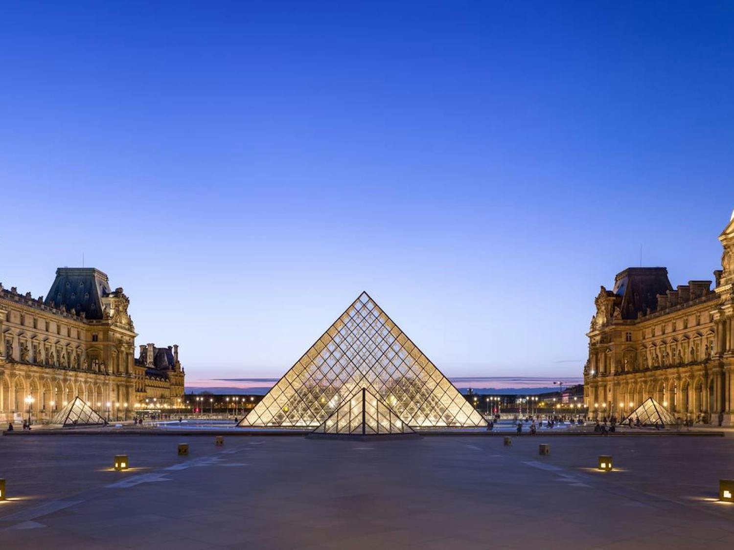 Louvre Courtyard, Looking West