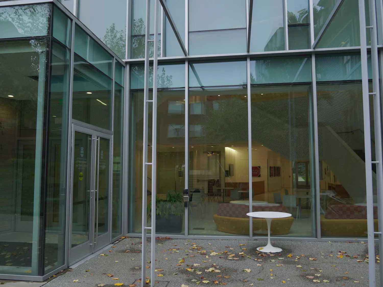 A photo of The Watson Center for International and Public Affairs.