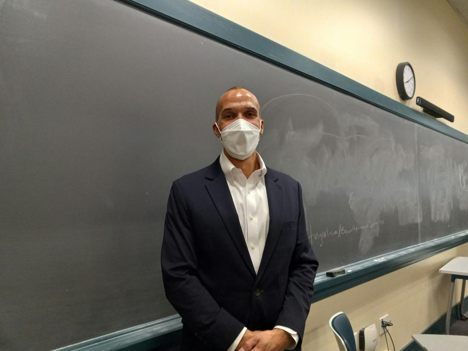 Dean of Admission Logan Powell spoke to the Undergraduate Council of Students about the admission process for legacy and first-generation applicants at the Council’s general body meeting Wednesday evening.