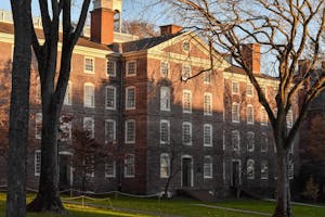 Photo of University Hall, where Brown University administrative offices are located.