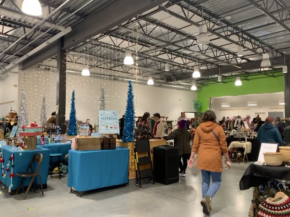 At the market, customers can find vendors selling a wide assortment of goods, ranging from fresh honey and crocheted stuffed animals to vintage New Yorker covers and holiday decor.