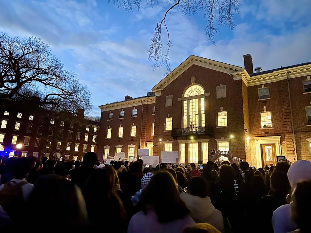 <p><span class="ql-cursor">﻿</span>Roughly 400 community members gathered on the main green Monday night for what Paxson described in a Sunday email as a “vigil for peace and healing.”</p>