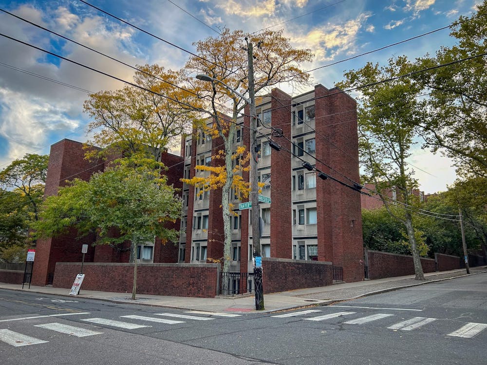 Photo of Grad Center. 