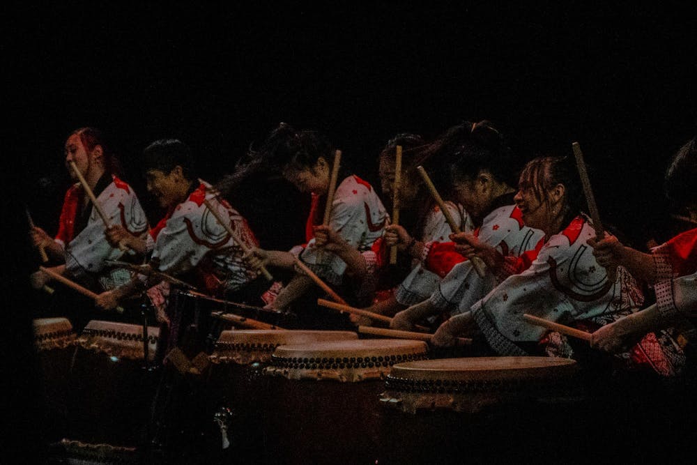 <p>The performance seeks to “celebrate taiko not only as a performance art, but also as a form of cultural expression and community building,” said Gendo Taiko Co-Director Kikuyo Shaw ’24.</p>