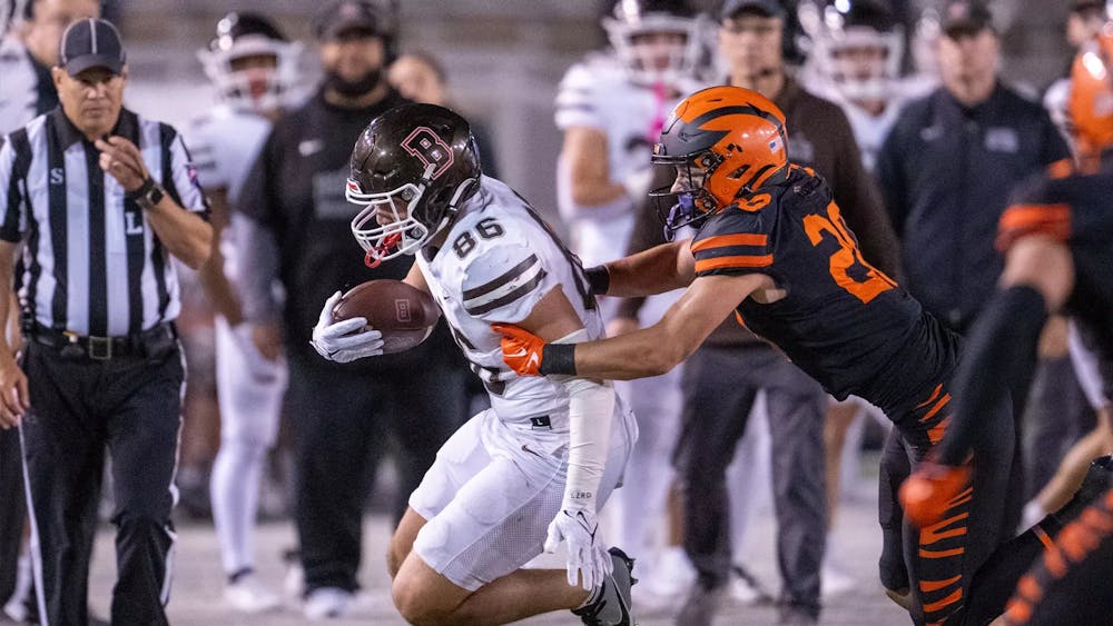 <p>After a lethargic 19-0 start to the game, Bruno was unable to stage a comeback and lost 29-17.</p><p><br></p><p>Courtesy of Brown Athletics</p>