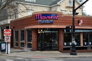A photo of the exterior of Maven’s Jr. Delicatessen on Thayer Street.