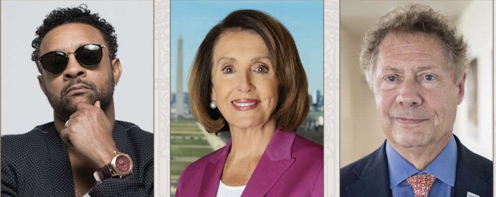 Nancy Pelosi, who will deliver the Commencement oration, was the first woman elected to serve as speaker of the U.S. House of Representatives. For over three decades she has advocated for workers’ and human rights, climate and democracy. 