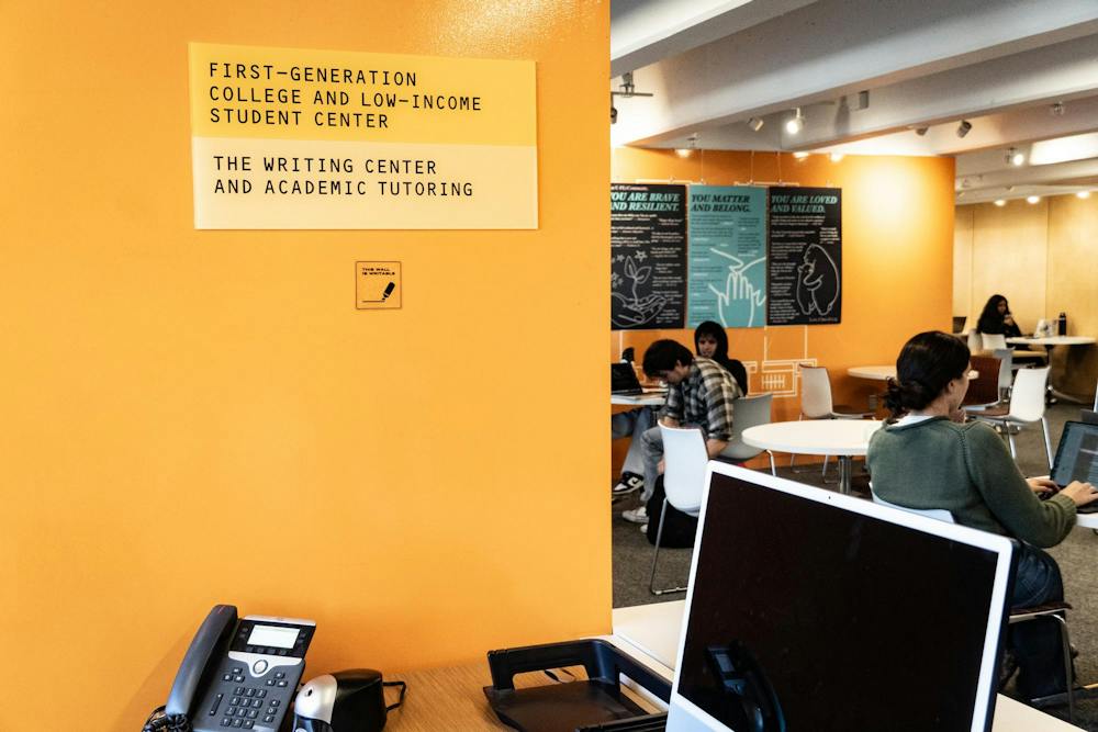 A photo of the Sheridan Center in the Sciences Library.