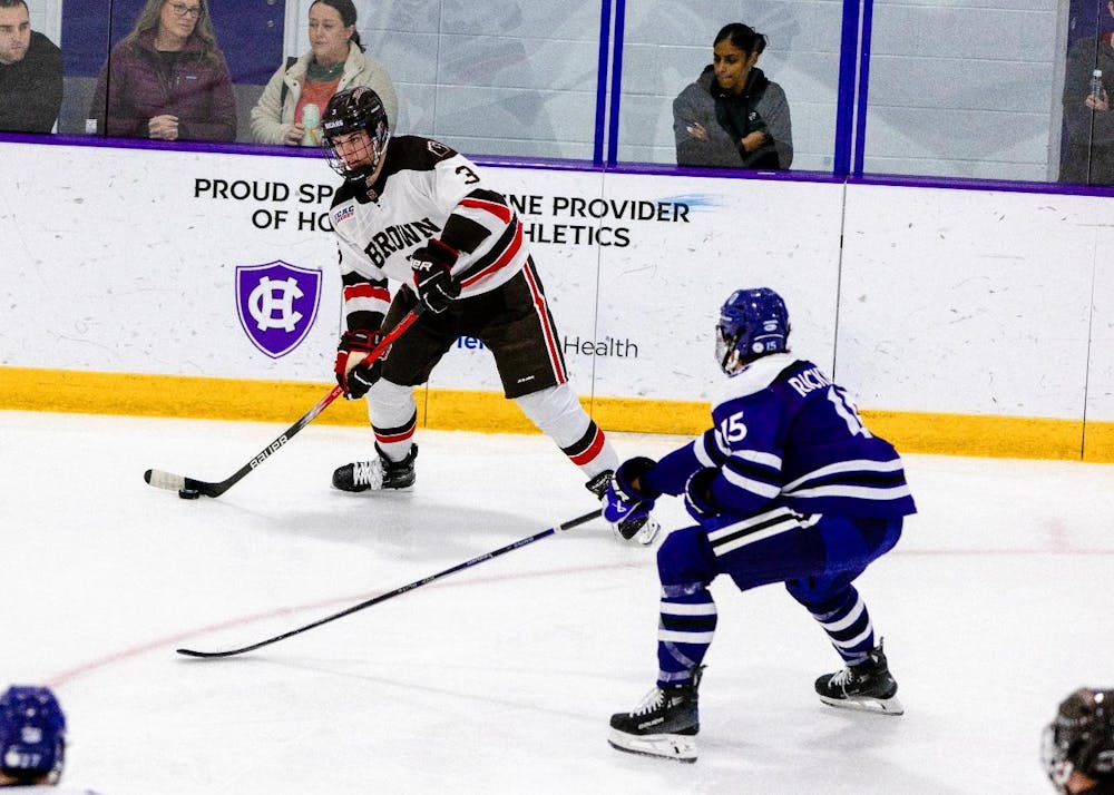 <p>Since the Bears’ three overtime losses each count for a point, Brown is currently tied for second place in the ECAC, but Bruno has played more games than any other team besides Yale.</p><p>Courtesy of Brown Athletics</p>