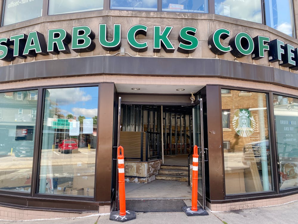 <p>Starbucks&#x27;s Thayer location is temporarily closed for renovations and is scheduled to reopen in October according to signs posted at the storefront.</p><p><br/></p>
