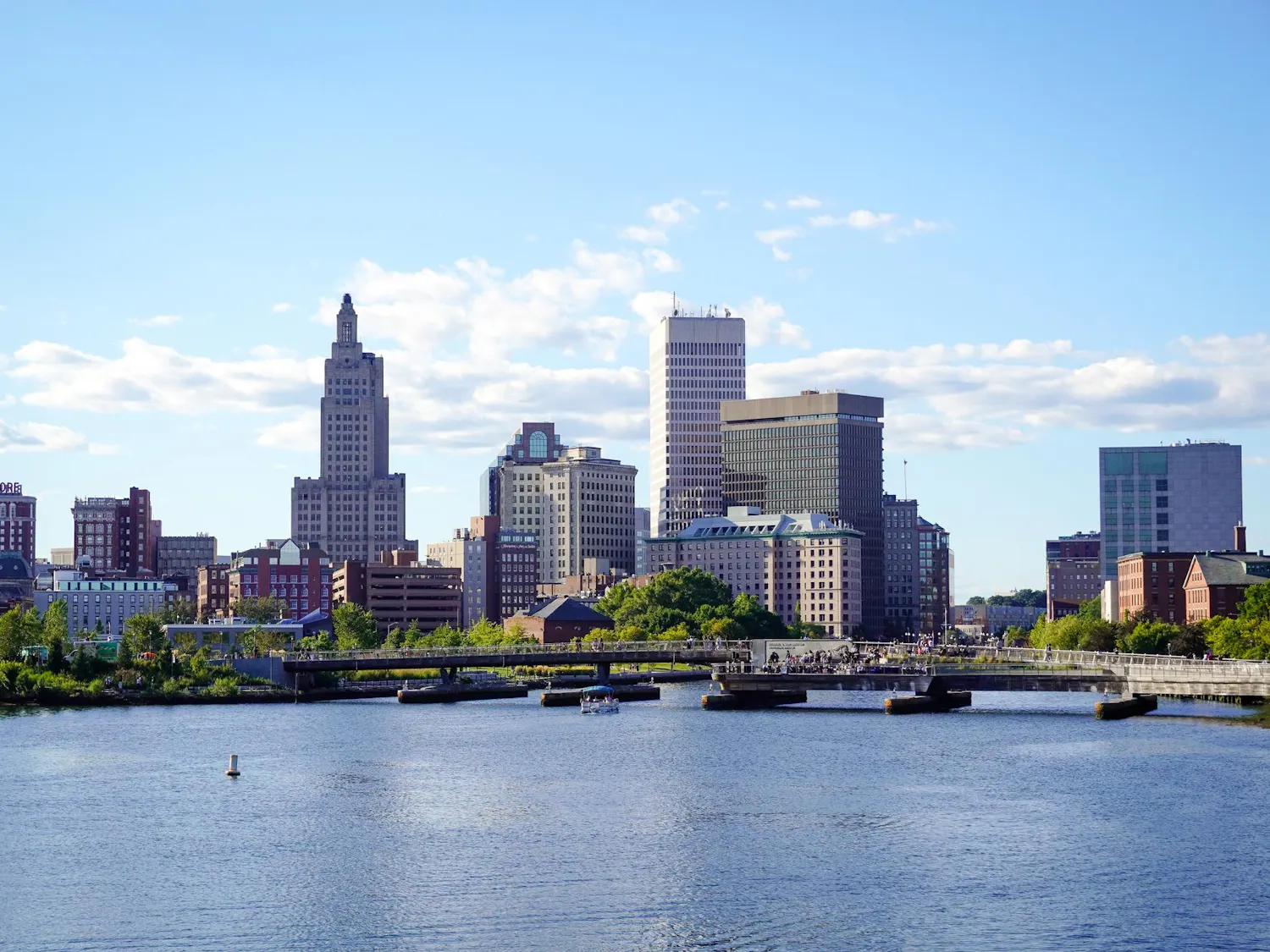 Photograph of downtown Providence skyline.