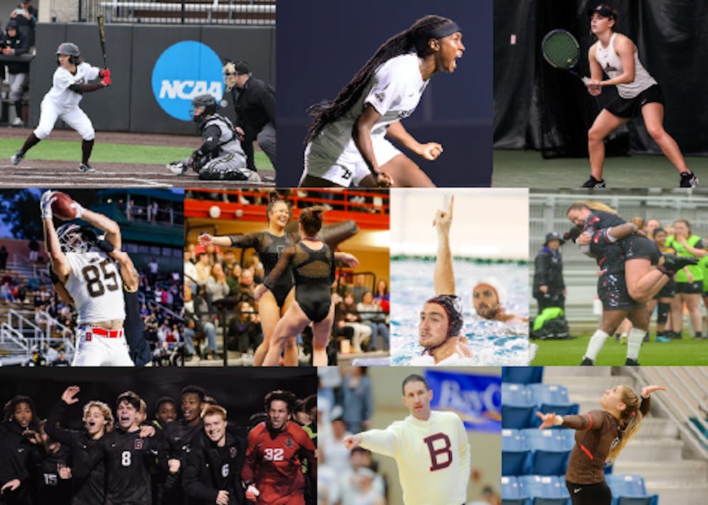 <p>This year saw a number of remarkable feats from Brown athletics, including Ivy titles, staggering unbeaten streaks and shocking comebacks.</p><p>Courtesy of Brown Athletics.</p>
