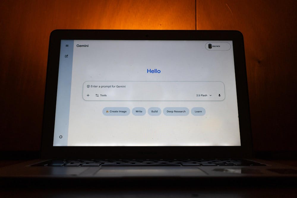 Computer screen with an AI tool website open.