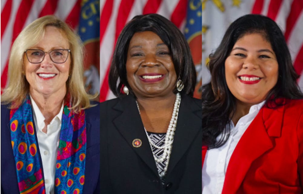 <p>From left to right, Helen Anthony (Ward 2), Mary Kay Harris (Ward 11) and Shelley Peterson (Ward 14) are part of the most diverse City Council in Providence&#x27;s history. </p><p>Courtesy of Providence City Council </p>