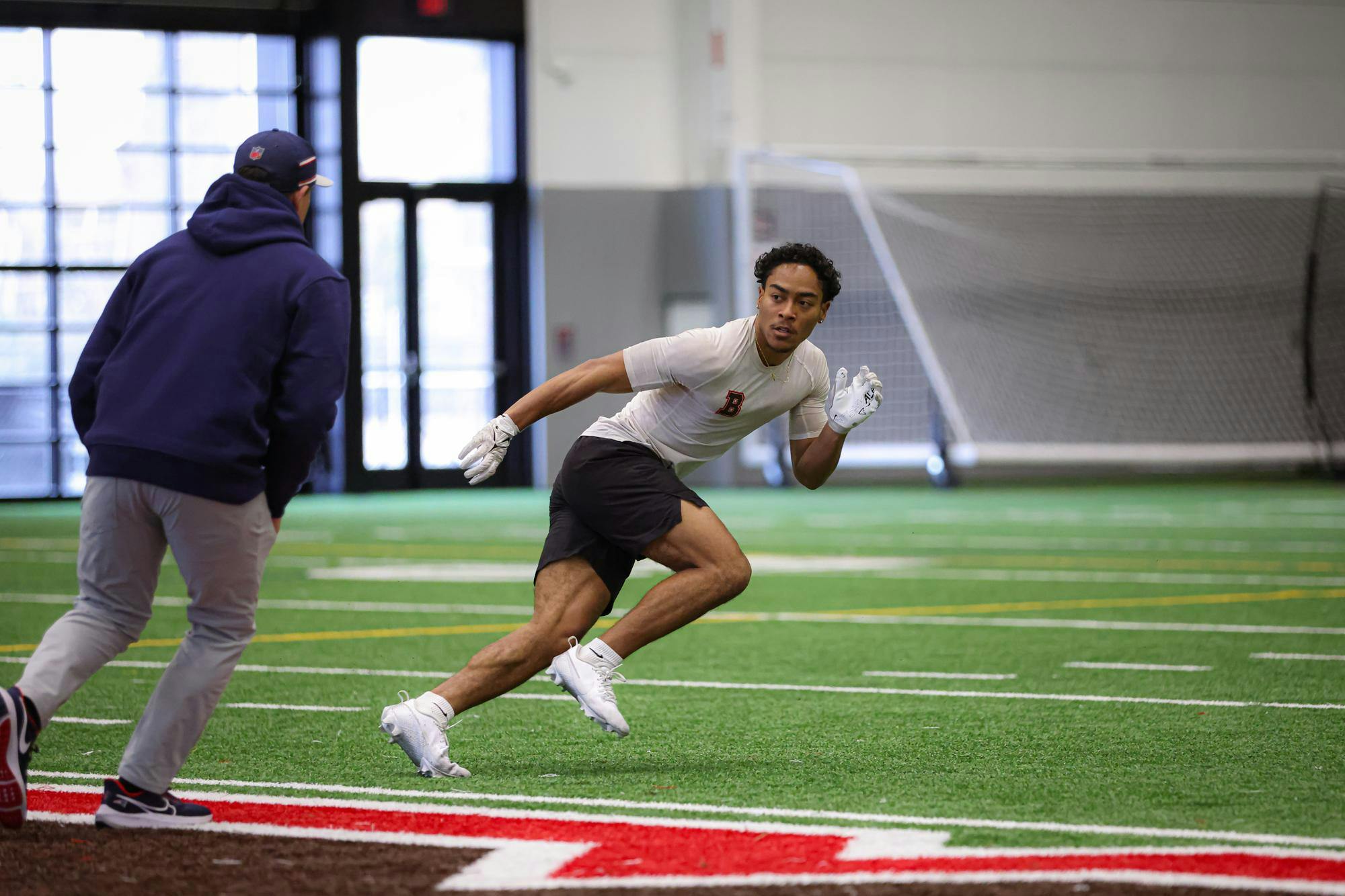 Photo of a man running.

