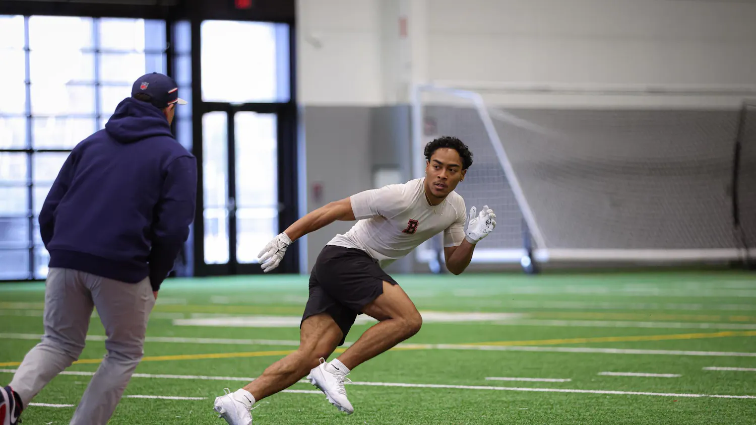 Photo of a man running.