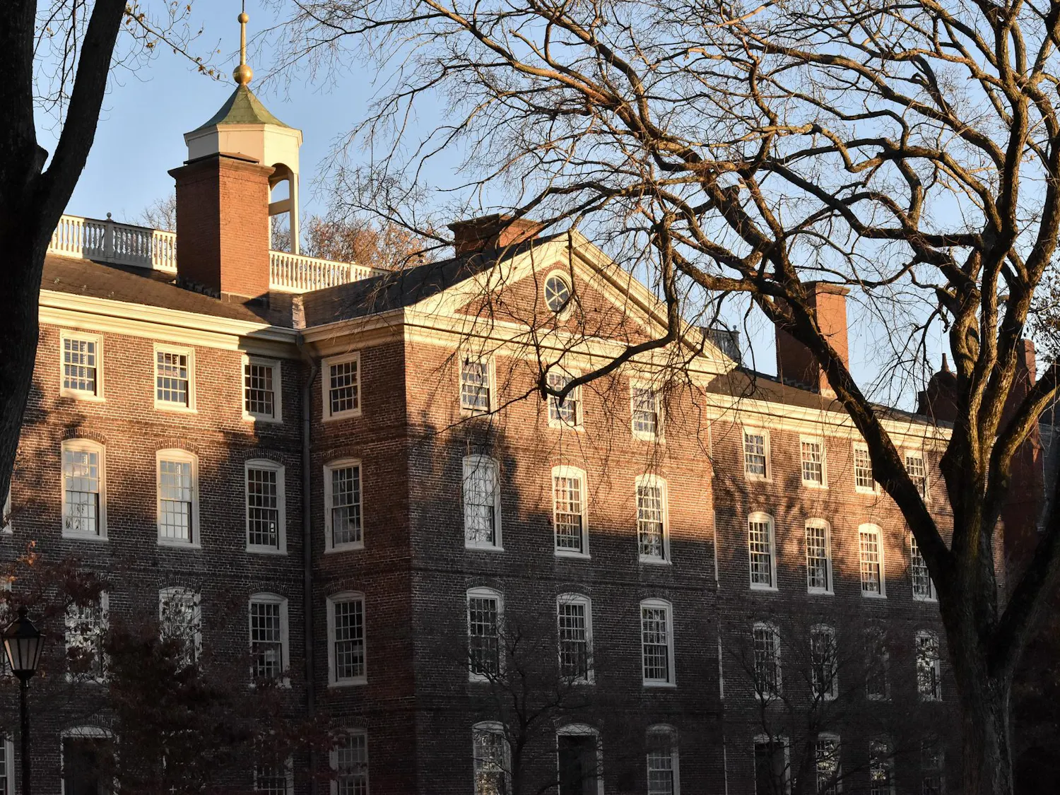 A photo of university hall.