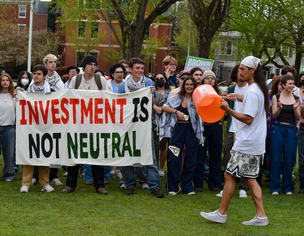 The meeting follows a five-day encampment for divestment on the Main Green by over 100 students. After negotiations, President Christina Paxson P’19 P’MD’20 agreed to allow students to present their proposal in front of a group of Corporation members in May. 