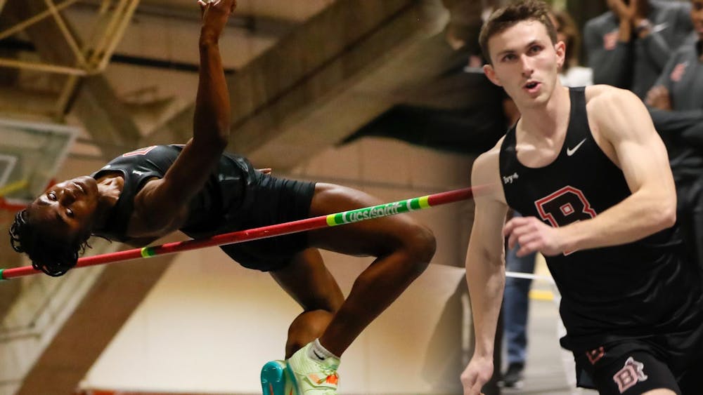 <p>Princeton won the men’s team championship at the Ivy League Heptagonal Indoor Championships this weekend, with the Harvard women’s track and field team taking first place. </p><p>Courtesy of Brown Athletics﻿</p>