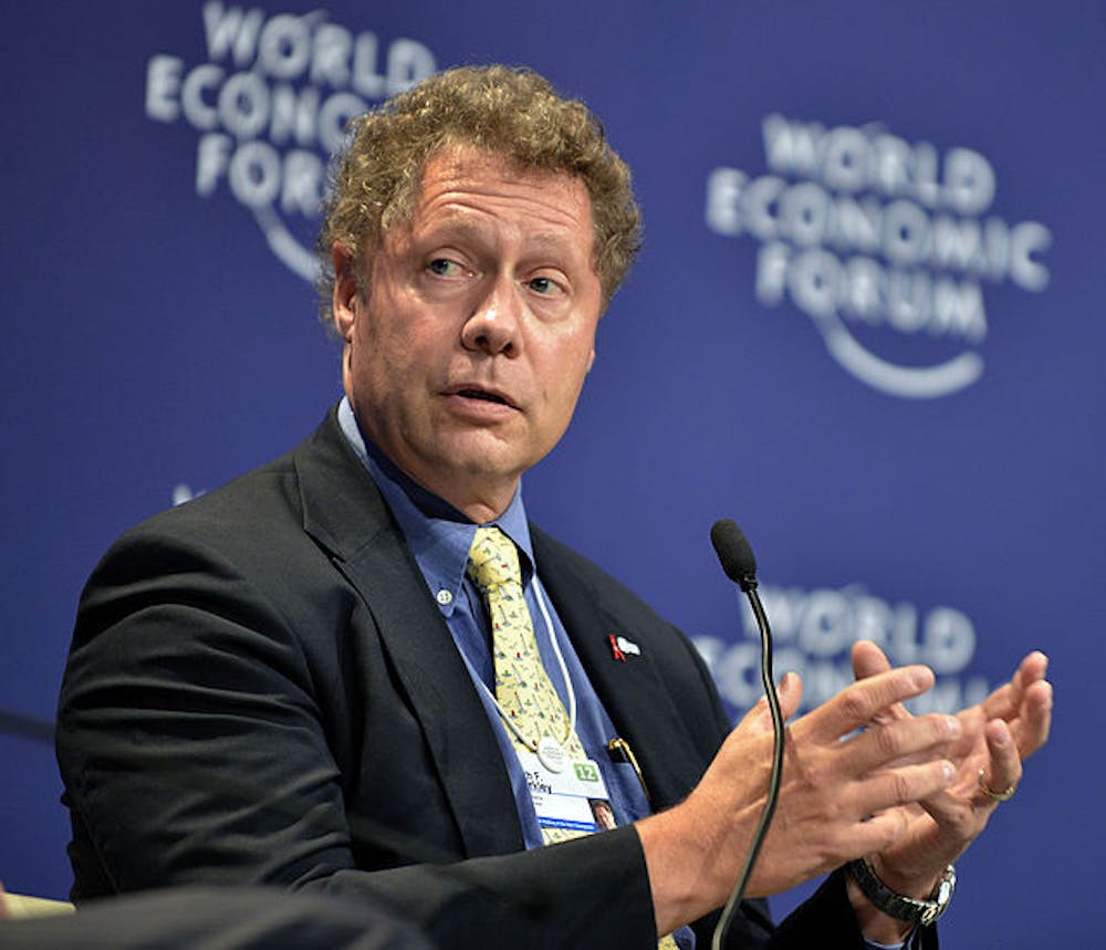 <p>Seth Berkley ’78 MD ’81 has had a long career in public health since leaving College Hill over 40 years ago. Early in his career, he saw appointments at the Centers for Disease Control, the Massachusetts Department of Health and the Carter Presidential Center. </p><p>Courtesy of the World Economic Forum via Wikimedia Commons</p>