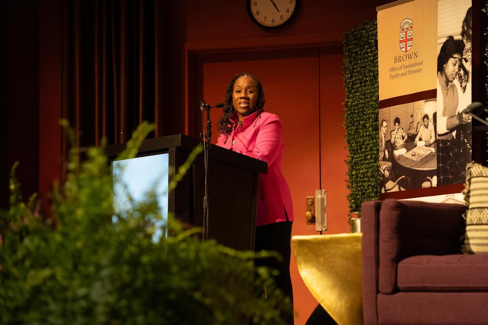 Sherrilyn Ifill, who is a leading voice in advocacy for racial equality and justice, spent much of her speech reflecting on the history, legacy and nuances of the “little understood” 14th Amendment. 
