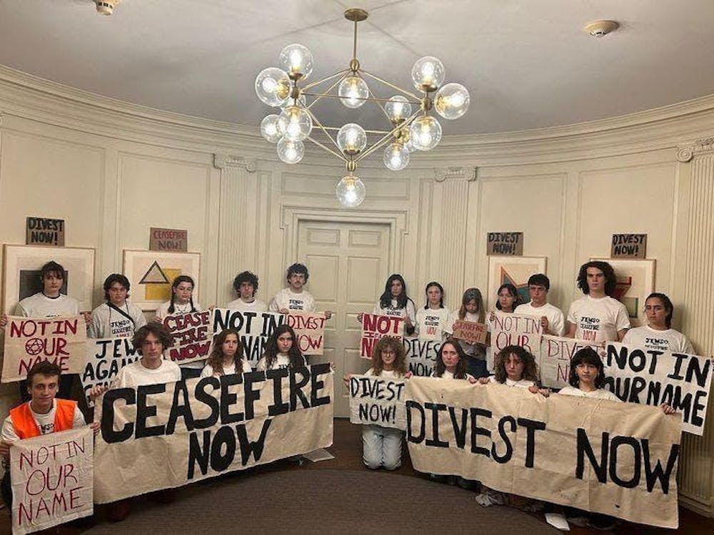The 20 students were originally arrested after a sit-in at University Hall on Nov. 8.

Courtesy of Jews for Ceasefire Now