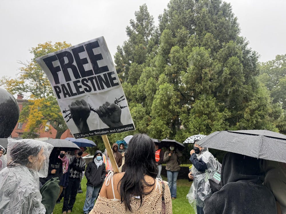 Organized by RISD Students for Justice in Palestine, the demonstration is one of several events inspired by the National SJP’s “global Week of Rage.” 