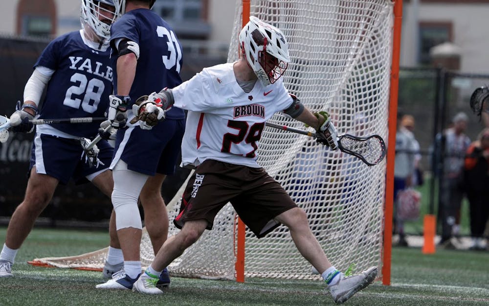 <p>The team’s win over Yale marked the Bears’ second consecutive victory against a top-10 opponent, having beaten No. 8 Penn 12-10 on April 9.</p><p>Courtesy of Brian Silverman Photography via Brown Athletics</p><p><br/></p>