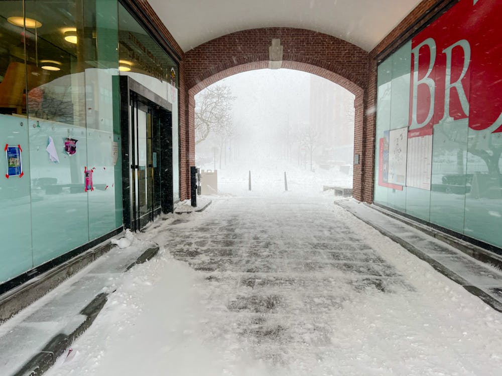 <p>While test pick-up sites and the University administrative offices closed their doors, the Sharpe Refectory, Verney Woolley Dining Hall, Andrews and Josiah’s remained open amid the extreme weather last Friday.</p>